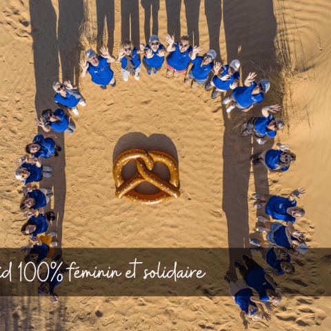 Photo de groupe du raid 100% féminin bretz'elles des sables en Tunisie